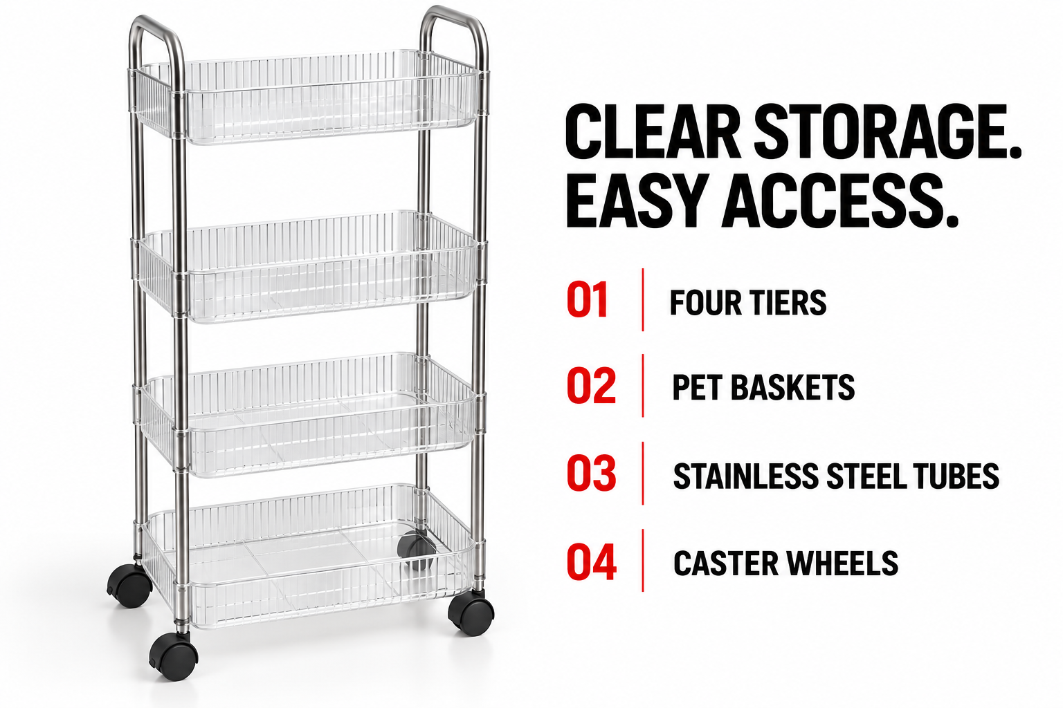 SO-RC-003 — 02 · Clear baskets & mobile storage